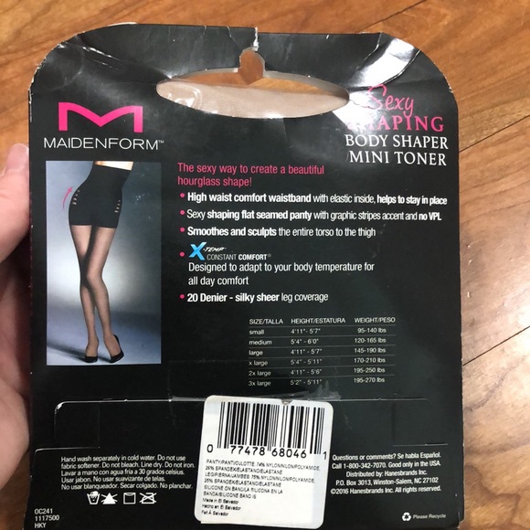 Maiden form size Large body shaper hosiery - Picture 3 of 5